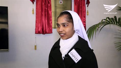 catholic nun thankful deeply touched by inc evangelical mission in rome youtube