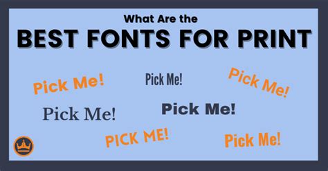 Best Fonts For Print 16 Top Options For Formatting