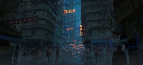 4k Cyberpunk Science Fiction Futuristic City Concept Art Rutger