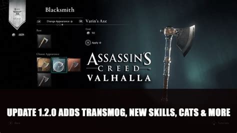 Assassins Creed Valhalla Update Adds Transmog New Cats Skills My Xxx
