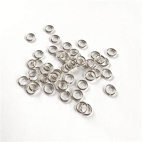 5mm Silver Jump Ring Open Beadworks