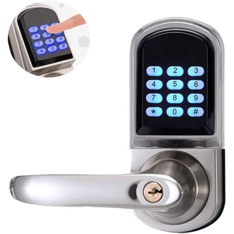 Aiqidi Smart Electronic Password Entry Door Lock Mechanical Backlit