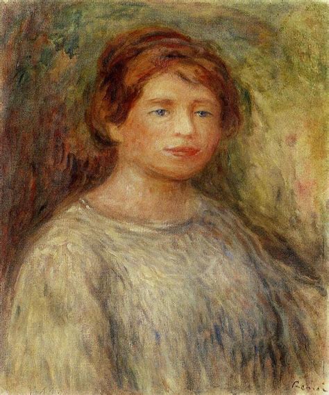 Portrait Of A Woman 1911 Pierre Auguste Renoir Oil Painting