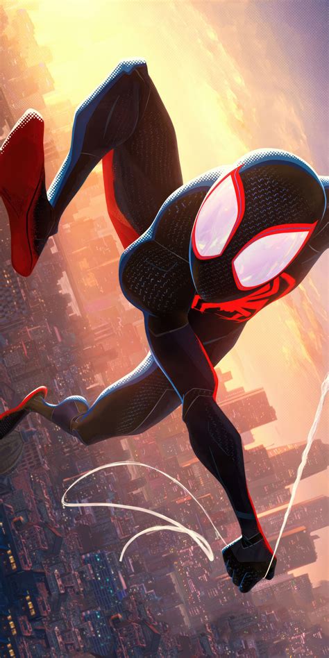 1080x2160 Miles Morales In Spiderman Across The Spider Verse 2023 5k