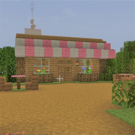 Minecraft Pink Bakery In 2022 Minecraft Bakery Minecraft Designs