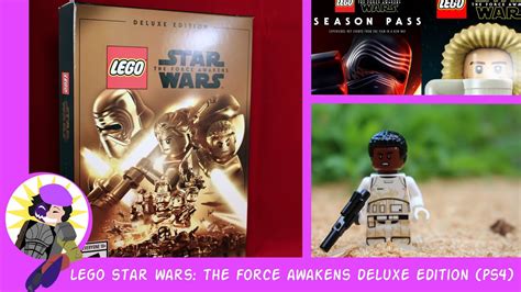 Lego Star Wars The Force Awakens Deluxe Edition Ps4 Unboxing Youtube