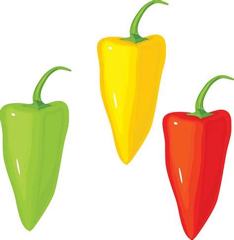 Yellow Bell Pepper Clip Art Vector Images And Illustrations Istock