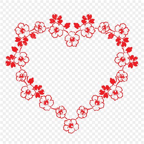 Rose Heart Shape Vector Design Images Vector Illustration Of A Heart