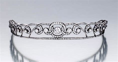 Antique Bandeau Tiara France Ca 1910 Diamonds Royal Jewelry
