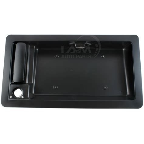 Rear Cargo Door Handle And License Plate Tag Bracket For Ford Van E150