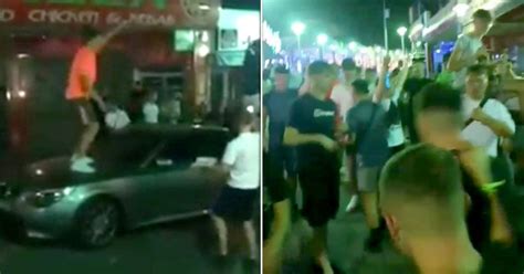 magaluf residents fuming after british tourists wreck car on night out metro news