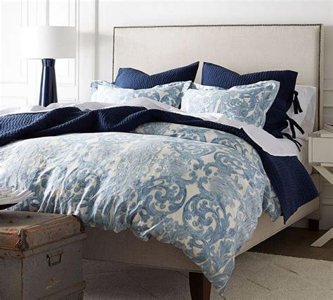 Quilt Covers Pillow Shams Quilt Sets And Quilt Cover Sets Pottery Barn Blue And White