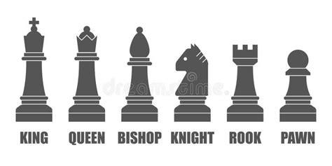 Chess Piece Names Stock Illustrations 18 Chess Piece Names Stock
