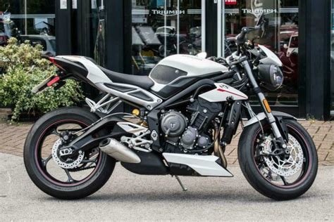 2019 Triumph Street Triple 765 Rs In Crystal White In Chesterfield