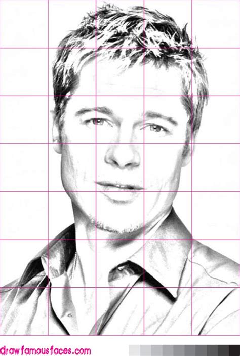 How To Draw A Portrait From A Photo Using A Grid Warehouse Of Ideas