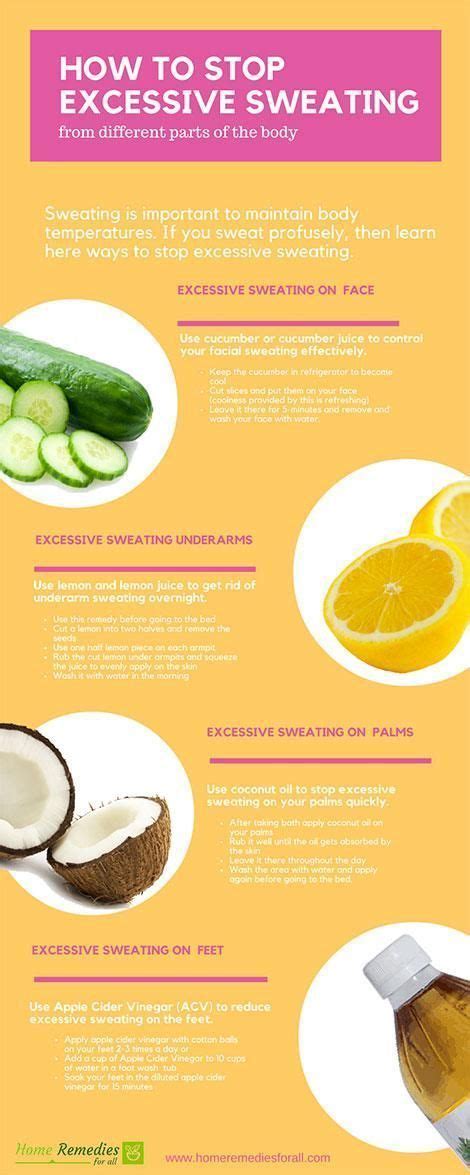 use these effective home remedies to stop excessive sweating from your face und excessive