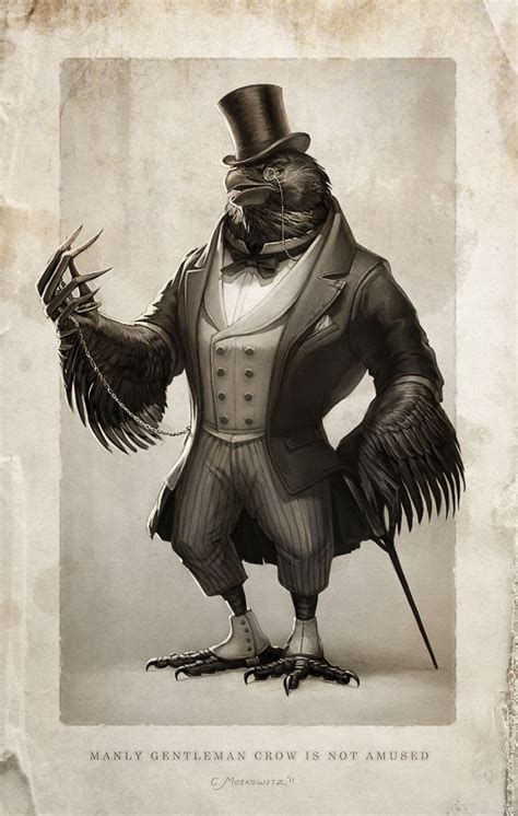 Gentleman Crow By Fleurdelyse On Deviantart Character Art Raven Art