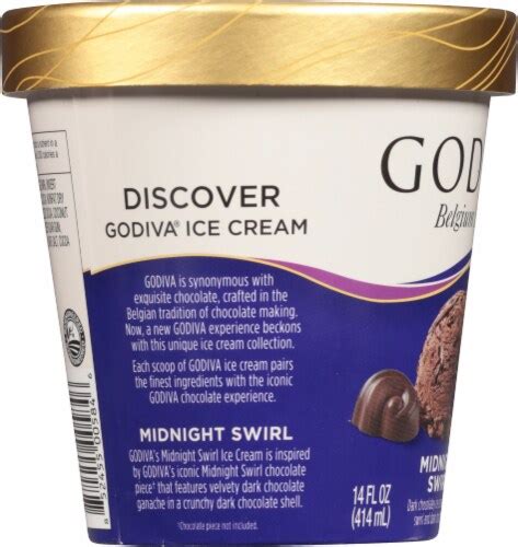 Godiva Midnight Swirl Ice Cream 14 Fl Oz Kroger
