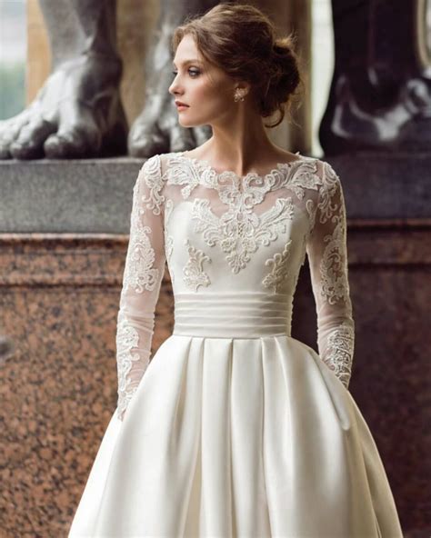 The Most Incredibly Beautiful Wedding Dress Long Sleeves Ball Gown