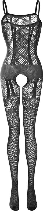 Vokmon Teddy Body Stockings Fishnet Lingerie For Women Fishnet Bodysuit