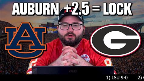 Georgia Vs Auburn College Football Bets Auburn Georgia Youtube