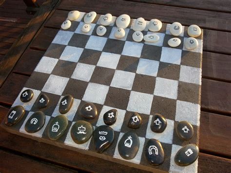 My Heart And My Home And Boutique My Diy Outdoor Chesscheckers Board Game