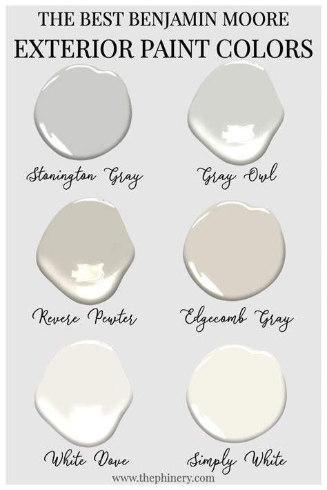 The Best Benjamin Moore Neutral Exterior Paint Colors The Phinery