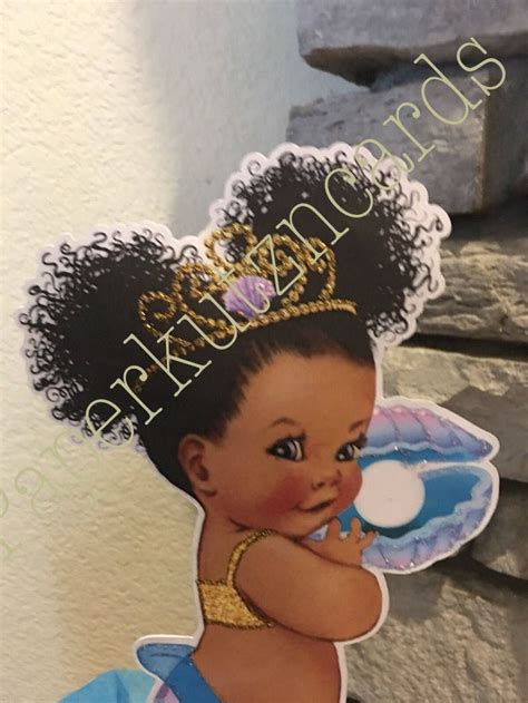 Mermaid Baby Afro Puff Babies African American Baby Royal
