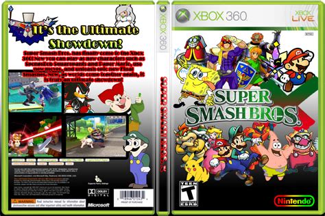 Viewing Full Size Super Smash Bros X Box Cover