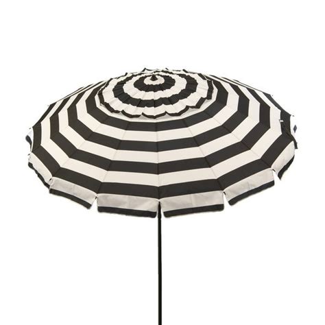 Shop 8 Ft Black And White Stripe Deluxe Beachpatio