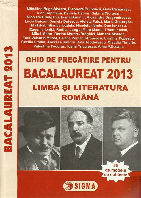 Ghid De Pregătire Pentru Bacalaureat 2013 Limba și Literatura Română