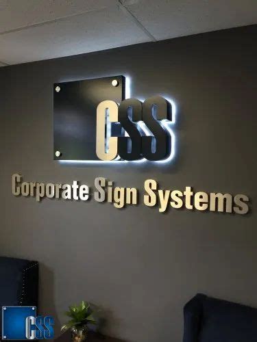 Led Corporate Signage Board For Promotional Rs 650 Square Feet