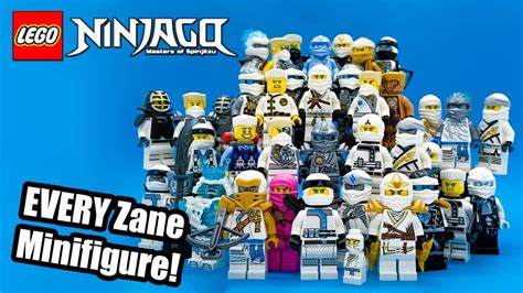Every Lego Ninjago Zane Minifigure 2011 2020 Reviewed Youtube