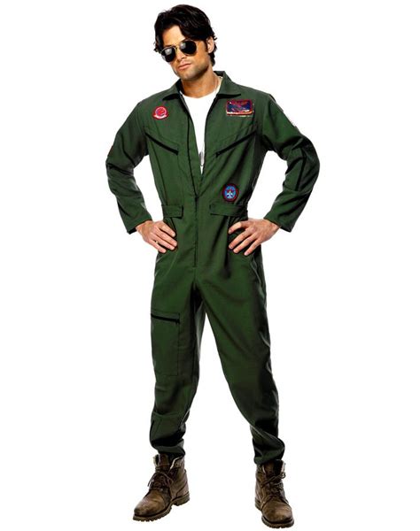 Cosplay Sexy Adult Pilot Costumes For Men S Pilot Costume Green Jumpsuit Man Outfit Party