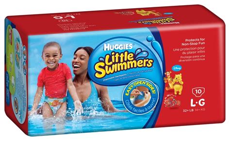 Huggies Little Swimmers Large 14kg 3 X 10 30s