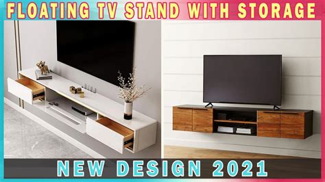 Modern And Stylish 30 Floating Tv Stand With Storage Ideas Youtube