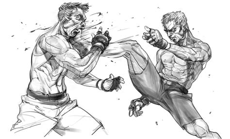 ArtStation Fighter Sketch Jay Li Art Reference Poses Drawing Superheroes Fighting Drawing