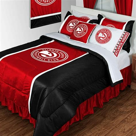 Nba Atlanta Hawks Comforter And Pillowcase Set Basketball Team Logo