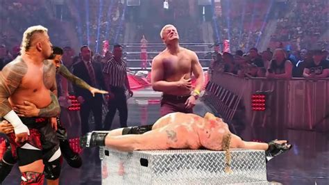Brock Lesnar Vs Cody Rhodes Vs Solo Sikoa Wwe Raw Highlights Youtube