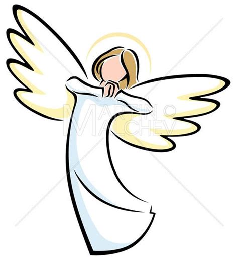Cartoon Angel And Devil Vector Clip Art Illustration With Simple