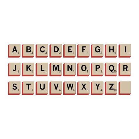Scrabble Template Printable Image Templates Words