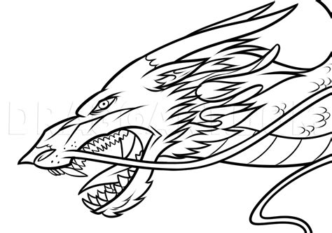 The Best 15 Face Dragon Head Drawing Easy Bitpacwasuce