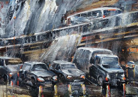 Traffic Painting By Stefano Popovski Fine Art America