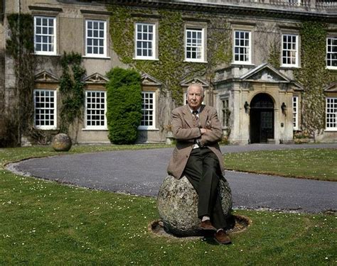 Percy Seymour The 18th Duke Of Somerset Taken Outside Bradley House