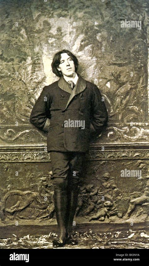 Oscar Wilde 1854 1900 Irish Writer And Poet In New York In 1882 Stock
