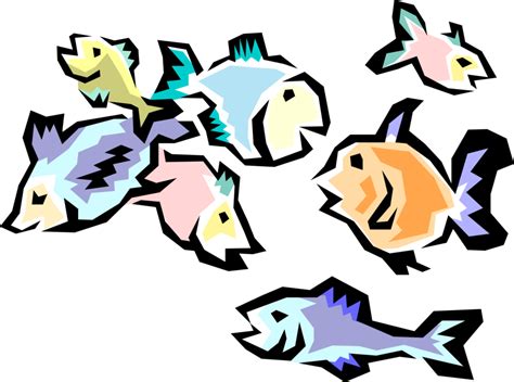 Colorful Tropical Fish Vector Image