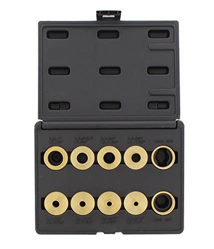 Dct Brass Router Template Guides Bushing 10 Piece Set And Black Carrying