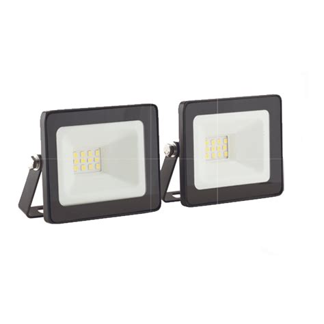 Eurolux 10w Led Floodlight Twin Pack Brights Hardware