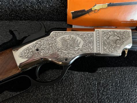 Original Henry Silver Deluxe Engraved Edition 44 40 Firearms