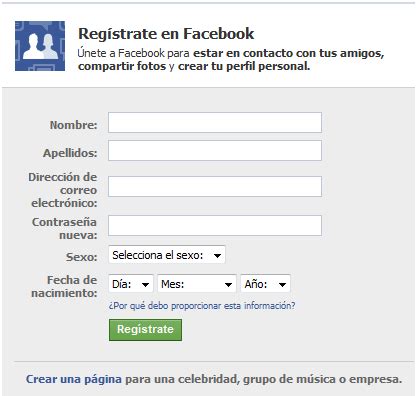 Apr 16, 2011 · buenas tardes, cuando se creo el perfil de facebook para la empresa se creo como persona, luego se creo una pagina para la empresa, el inconveniente que tengo es que la mayoria de nuestros clientes ingresan a la perfil personal y no a la pagina, a demás que para enlazarla con otras redes como instagram, tripadvisor, etc este se crea como. Facebook, Aún no tienes una cuenta !!! :O - Franco Gallardo